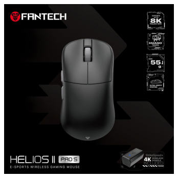 Mis Wireless Gaming Fantech XD3 (V3) PRO 8K Helios II crni sa ACM03 (dongle)