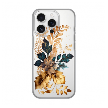 Maska Nanobit Print za iPhone 15 Pro Golden Flower