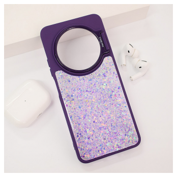 Maska Crystal Dots za Xiaomi Redmi 14C/ A4 (2025) ljubicasta