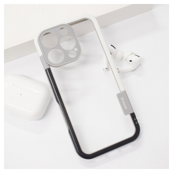 Maska Wallnut Bumper za iPhone 16 Pro siva