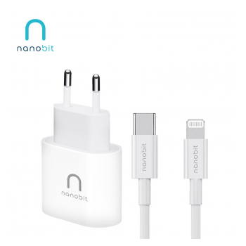 Kucni punjac Nanobit NB101 20W+ kabel NB201 1m 20W