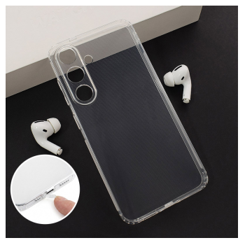 Maska Skin Silikon with pluggy za Samsung S24/ S921B transparent