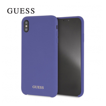 Maska Faceplate GUESS iPhone XS Max ljubicasta