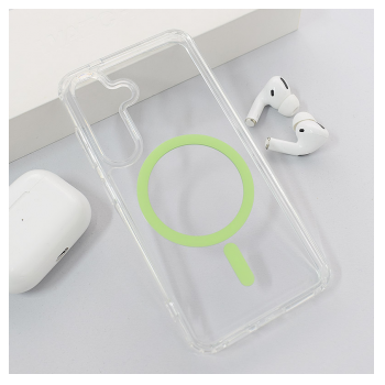 Maska Mag Case Crystal Clear za Samsung S24/ S921B/ S25/ S931B zelena