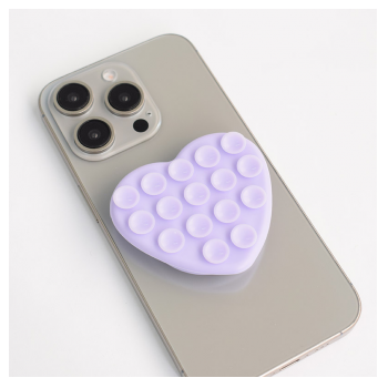 Popsocket Octobuddy Heart svetlo ljubicasti