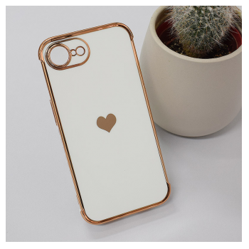 Maska Heart Frame za iPhone 16e/ 17e bela