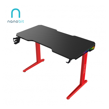 Gaming sto Nanobit NB503 RGB 140cm Ferrari Red