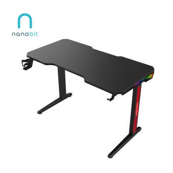 Gaming sto Nanobit NB503 RGB 140cm Midnight Black