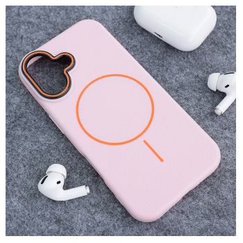 Maska Mag Case Summer Beats za iPhone 16 roze narandzasta