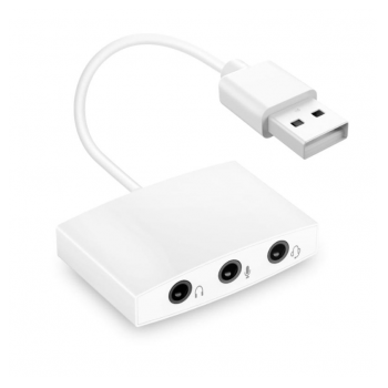 USB zvucna karta 7.1 JWD bela