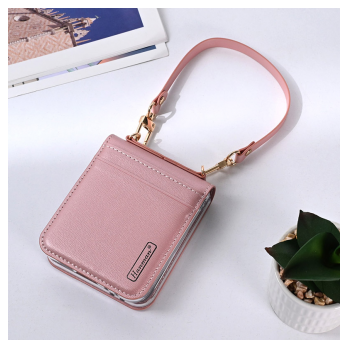 Maska na preklop Hanman Mill za Samsung Galaxy Z Flip 7/ F766B roze