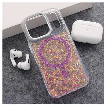 Maska Mag Case Glue za iPhone 17 Pro/ 18 Pro ljubicasta