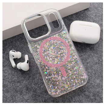 Maska Mag Case Glue za iPhone 17 Pro Max /18 Pro Max roze