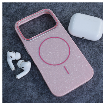 Maska Mag Case Fashion Glitter za iPhone 17 Pro/ 18 Pro roze