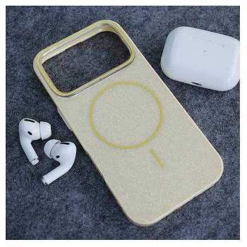 Maska Mag Case Fashion Glitter za iPhone 17 Pro/ 18 Pro zuta