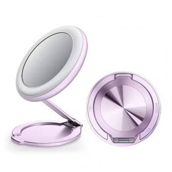 Drzac za mobilni telefon magnetni Ring sa ogledalom roze