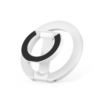 Stoni drzac za mobilni telefon magnetni Ring beli