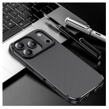 Maska Carbon Defender za iPhone 17 Pro/ 18 Pro crna