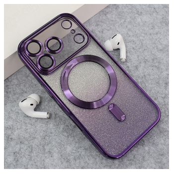 Maska Mag Case Electroplated za iPhone 17 Pro Max/ 18 Pro Max ljubicasta
