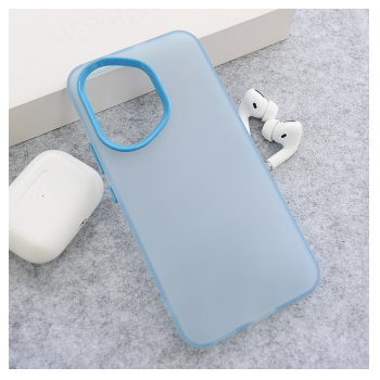 Maska Electro Glow Frame za Honor 400 plava