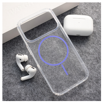 Maska Mag Case Clear Slim za iPhone 17 Pro ljubicasta