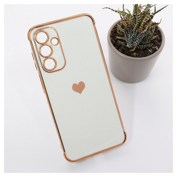 Maska Heart Frame za Samsung A17 5G/ A175F/ A18 5G/ A185F bela