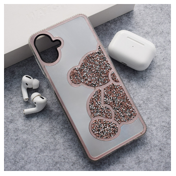 Maska Teddy Bear za Samsung A07/ A075F/ A08/ A085F roze