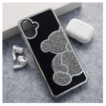 Maska Teddy Bear za Samsung A07/ A075F/ A08/ A085F srebrna