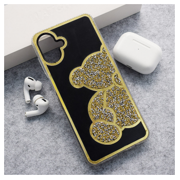 Maska Teddy Bear za Samsung A07/ A075F/ A08/ A085F zlatna