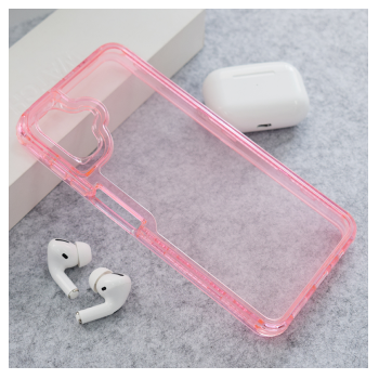 Maska Color Transparent za Samsung A07/ A075F/ A08/ A085F roze