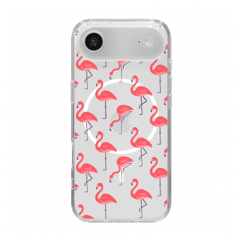 Maska Mag Case Nanobit Print za iPhone Air Tropical Flamingos