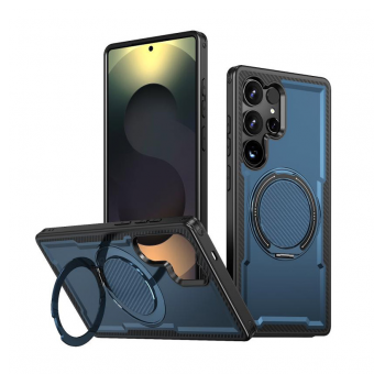 Maska Mag Case Ring Armor za Samsung S25 Ultra/ S938B plava