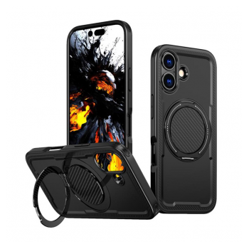 Maska Mag Case Ring Armor za iPhone 17 crna