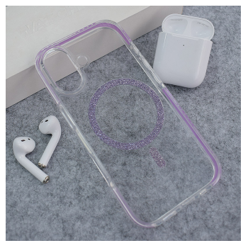 Maska Mag Case Bling za iPhone 17 ljubicasta