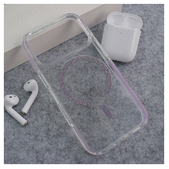 Maska Mag Case Bling za iPhone 17 Pro/ 18 Pro ljubicasta