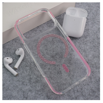 Maska Mag Case Bling za iPhone 17 Pro Max/ 18 Pro Max roze