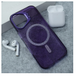 Maska Mag Case Bling Camera Bracket za iPhone 17 ljubicasta