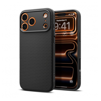 Maska Spigen Liquid Air za iPhone 17 Pro Max/ 18 Pro Max mat crna