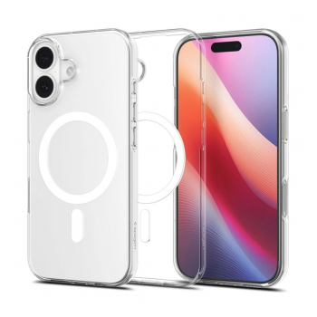 Maska Spigen Liquid Crystal Mag MagSafe za iPhone 17 clear/white
