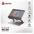 Laptop Cooler Fantech NC30 RGB sivi