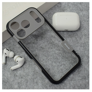 Maska Wallnut Bumper za iPhone 17 Pro Max crna