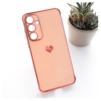 Maska Heart Frame za Samsung A57 5G/ A576B roze
