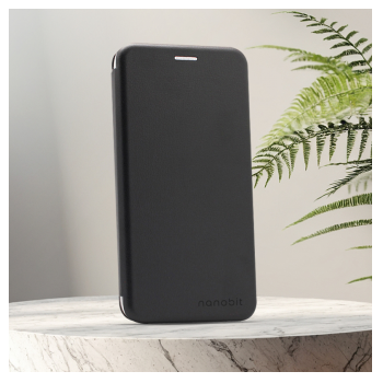 Maska na preklop Nanobit Coral Book za Honor Magic 8 Lite/ X9d crna