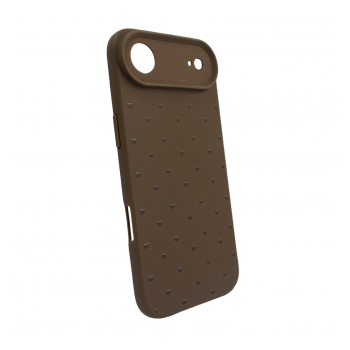 Maska Cute Heart za iPhone Air braon