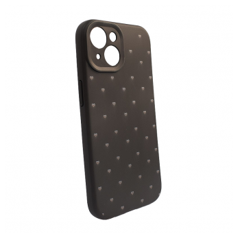 Maska Cute Heart za iPhone 15 crna