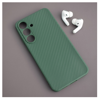 Maska Carbon fiber za Samsung S25 FE/ S731B/ S26 FE/ S741B zelena