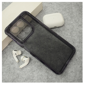 Maska Color Transparent za Honor 400 Smart/ X7d crna