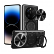 Maska Iron Shield Ring za Honor Magic 8 Pro crna