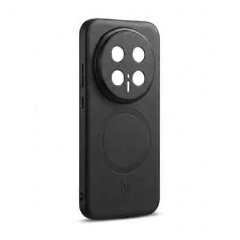 Maska Mag Case Smooth Leather za Honor Magic 8 Pro crna