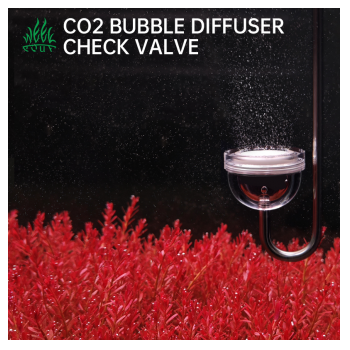WeekAqua CO2 Bubble difuzor sa nepovratnim ventilom CO2-B-CV300
